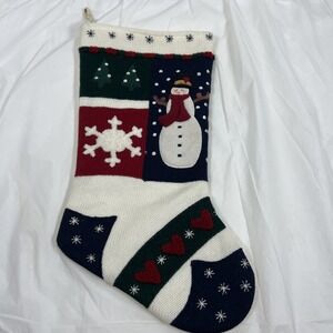 2004 Prima Creations Snowman Christmas Stocking 17" Long‎